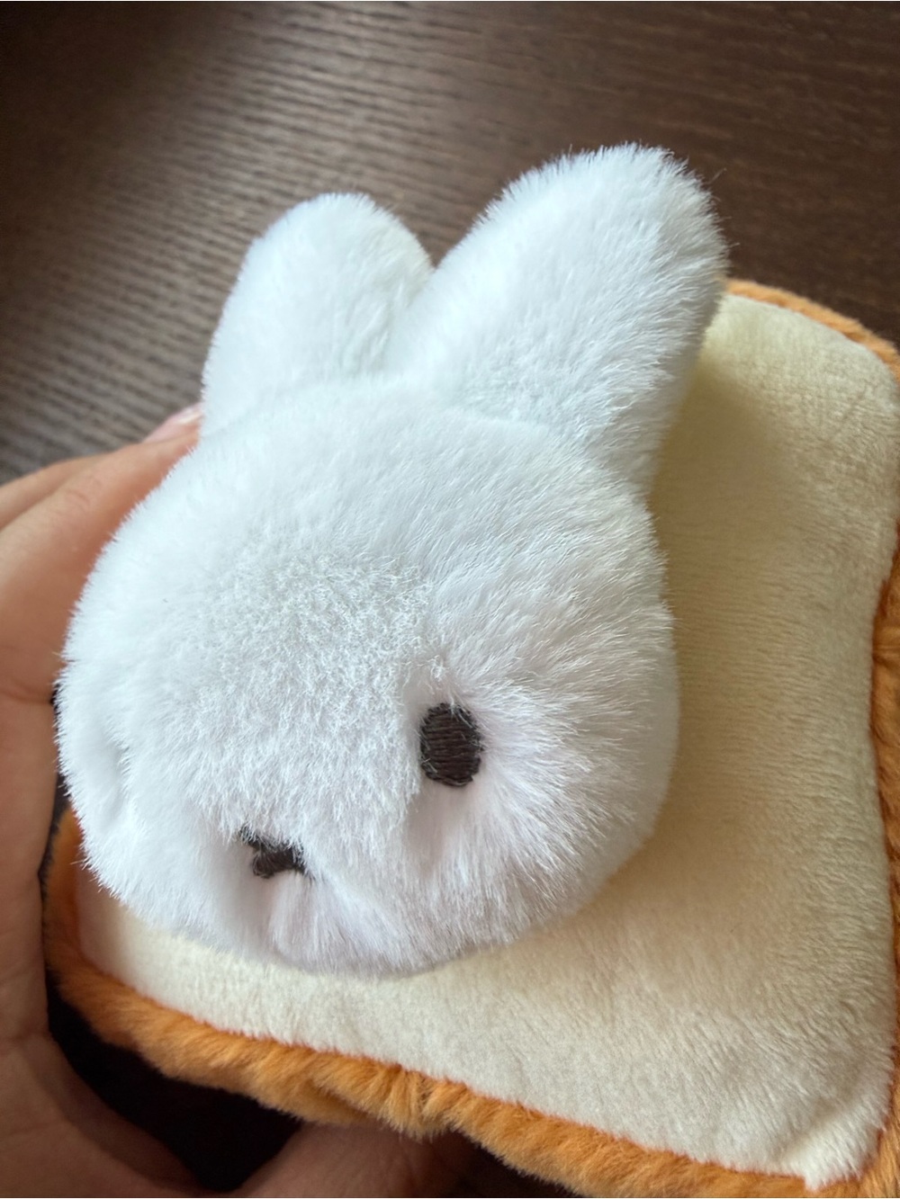 Miffy Food Workshop Series Plush Pendant Box - Buttered Toast NEW - Picture 14 of 14